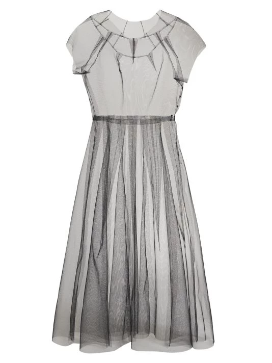 Maison Margiela Sheer Fit-And-Flare Dress 3 Maison Margiela Sheer Fit-And-Flare Dress