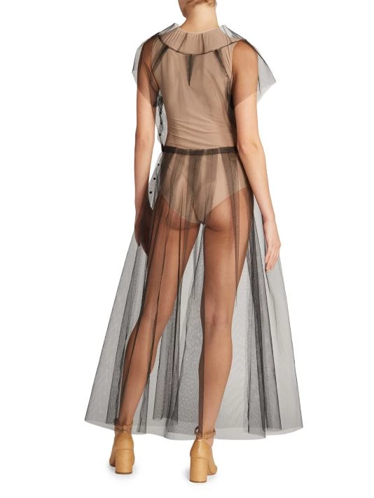 Maison Margiela Sheer Fit-And-Flare Dress 6 Maison Margiela Sheer Fit-And-Flare Dress - Image 4