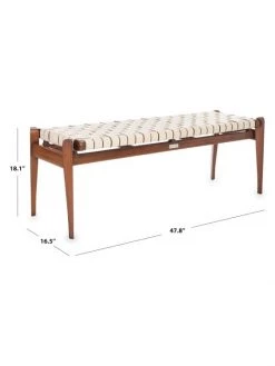 Safavieh Dilan Leather Bench 16 Safavieh Dilan Leather Bench -Safavieh And Maison Margiela Sales unnamed file 101