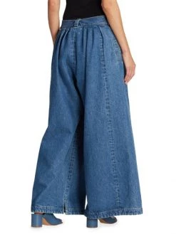 Maison Margiela Pleated Wide-Leg Denim Pants -Safavieh And Maison Margiela Sales unnamed file 1055