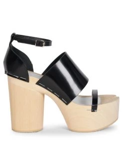 Maison Margiela Leather Platform Sandals