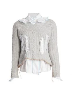 Maison Margiela Ruffle Sweater