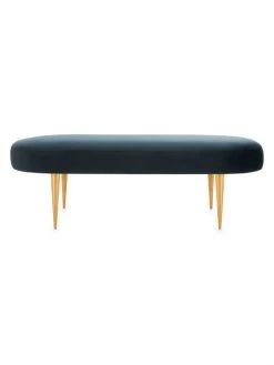 Safavieh Corinne Velvet Oval Bench