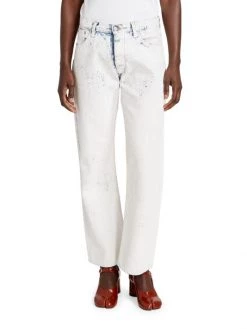 Maison Margiela Bianchetto Handpainted Staright-Leg Jeans -Safavieh And Maison Margiela Sales unnamed file 1104