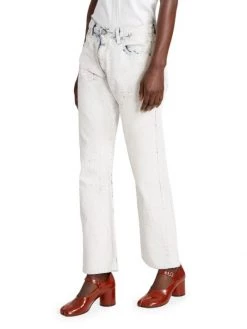 Maison Margiela Bianchetto Handpainted Staright-Leg Jeans -Safavieh And Maison Margiela Sales unnamed file 1105