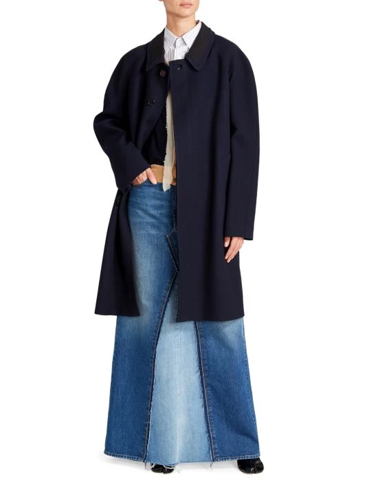 Maison Margiela Décortiqué Wool-Blend Car Coat 3 Maison Margiela Décortiqué Wool-Blend Car Coat - Image 2