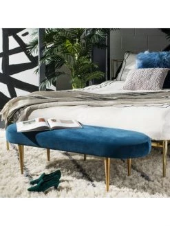 Safavieh Corinne Velvet Oval Bench 13 Safavieh Corinne Velvet Oval Bench -Safavieh And Maison Margiela Sales unnamed file 114