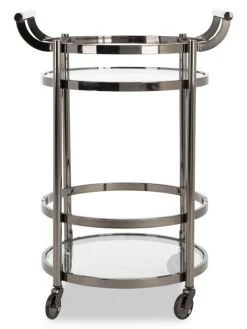 Safavieh Sienna Tiered Round Bar Cart