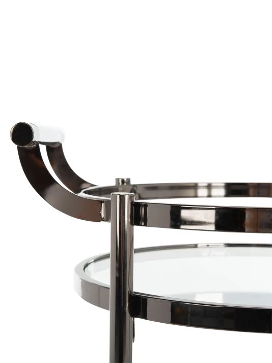 Safavieh Sienna Tiered Round Bar Cart 7 Safavieh Sienna Tiered Round Bar Cart - Image 5