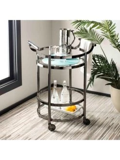 Safavieh Sienna Tiered Round Bar Cart 13 Safavieh Sienna Tiered Round Bar Cart -Safavieh And Maison Margiela Sales unnamed file 124