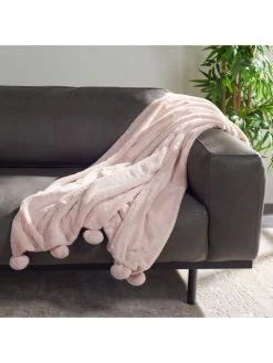 Safavieh Dalson Pom Pom Throw Pink 11 Safavieh Dalson Pom Pom Throw Pink -Safavieh And Maison Margiela Sales unnamed file 128