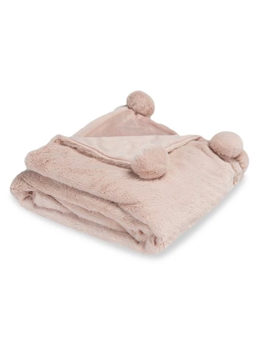 Safavieh Dalson Pom Pom Throw Pink 8 Safavieh Dalson Pom Pom Throw Pink - Image 6