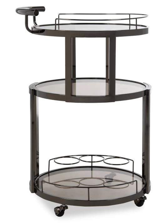 Safavieh Rio Round Bar Cart & Wine Rack 3 Safavieh Rio Round Bar Cart & Wine Rack