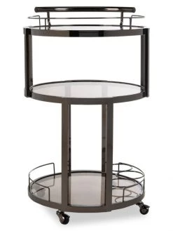 Safavieh Rio Round Bar Cart & Wine Rack 10 Safavieh Rio Round Bar Cart & Wine Rack -Safavieh And Maison Margiela Sales unnamed file 154