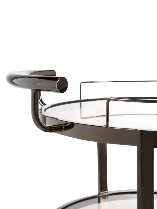 Safavieh Rio Round Bar Cart & Wine Rack 6 Safavieh Rio Round Bar Cart & Wine Rack - Image 4