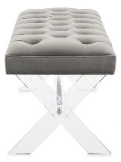 Safavieh Tourmaline Tufted Acrylic Bench 10 Safavieh Tourmaline Tufted Acrylic Bench -Safavieh And Maison Margiela Sales unnamed file 160