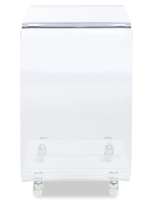 Safavieh Rollins Acrylic Bar Cart 3 Safavieh Rollins Acrylic Bar Cart