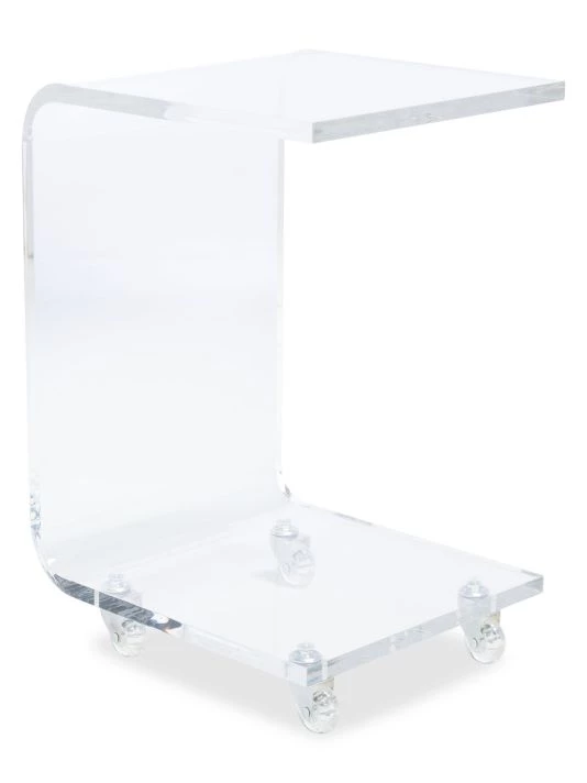 Safavieh Rollins Acrylic Bar Cart 4 Safavieh Rollins Acrylic Bar Cart - Image 2