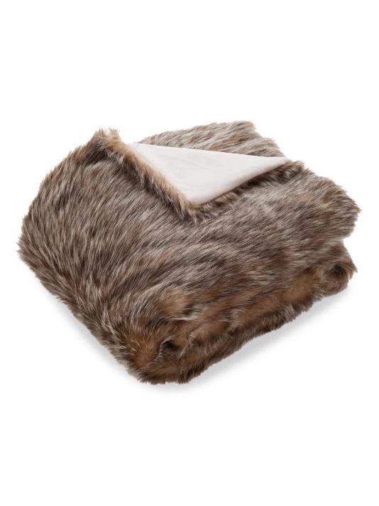 Safavieh Dusty Faux Fur Throw 2 Safavieh Dusty Faux Fur Throw