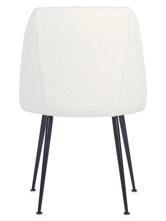 Safavieh Foster Poly Blend Dining Chair Ivory Black 4 Safavieh Foster Poly Blend Dining Chair Ivory Black - Image 2