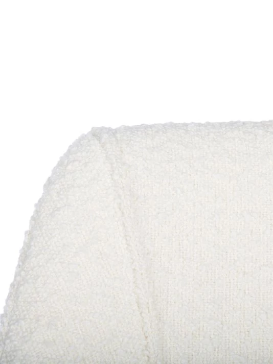 Safavieh Foster Poly Blend Dining Chair Ivory Black 6 Safavieh Foster Poly Blend Dining Chair Ivory Black - Image 4