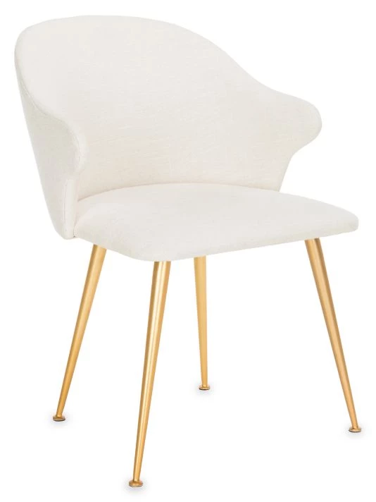 Safavieh Edmond Linen Blend Arm Chair 6 Safavieh Edmond Linen Blend Arm Chair - Image 4