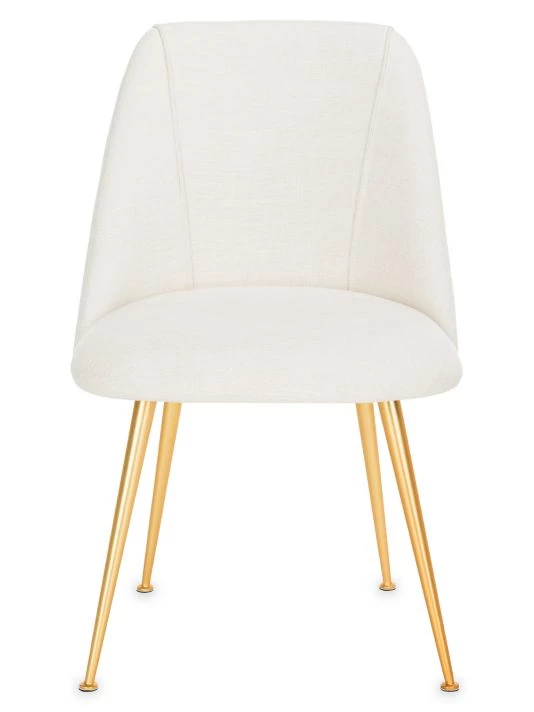 Safavieh Foster Linen Blend Dining Chair Light Grey 3 Safavieh Foster Linen Blend Dining Chair Light Grey