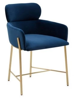 Safavieh Charlize Velvet Dining Chair Navy Gold -Safavieh And Maison Margiela Sales unnamed file 304