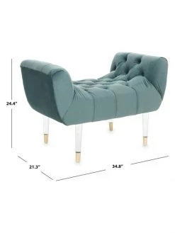 Safavieh Eugenie Tufted Velvet Bench 14 Safavieh Eugenie Tufted Velvet Bench -Safavieh And Maison Margiela Sales unnamed file 31