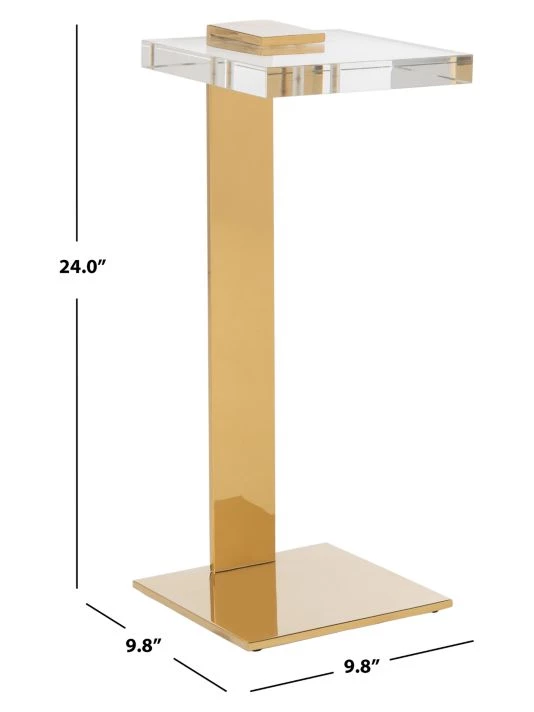 Safavieh Mars Acrylic Drink Table 5 Safavieh Mars Acrylic Drink Table - Image 3