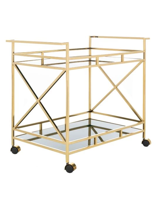 Safavieh Kehlani 2 Shelf Bar Cart 3 Safavieh Kehlani 2 Shelf Bar Cart