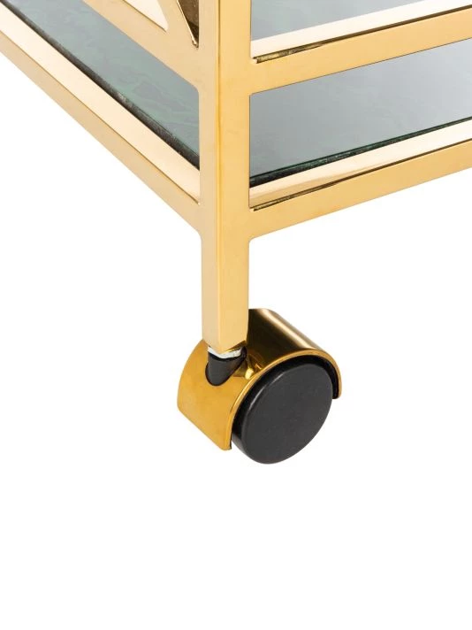 Safavieh Kehlani 2 Shelf Bar Cart 7 Safavieh Kehlani 2 Shelf Bar Cart - Image 5