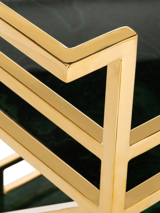 Safavieh Kehlani 2 Shelf Bar Cart 8 Safavieh Kehlani 2 Shelf Bar Cart - Image 6