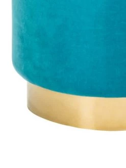 Safavieh Elsworth Brass Base Velvet Ottoman 9 Safavieh Elsworth Brass Base Velvet Ottoman -Safavieh And Maison Margiela Sales unnamed file 384