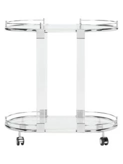 Safavieh Lennon Acrylic Bar Trolley