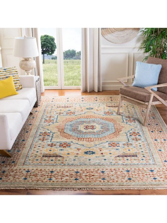 Safavieh Samarkand SRK165A-8 Wool Hand-Knotted Rugs 4 Safavieh Samarkand SRK165A-8 Wool Hand-Knotted Rugs - Image 2