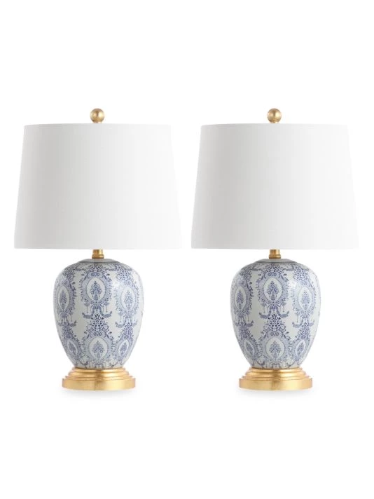 Safavieh 2-Piece Kalel Table Lamp Set 3 Safavieh 2-Piece Kalel Table Lamp Set