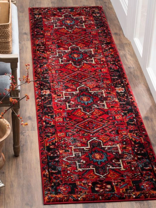 Safavieh Vintage Hamadan 211 Runner Rug 4 Safavieh Vintage Hamadan 211 Runner Rug - Image 2