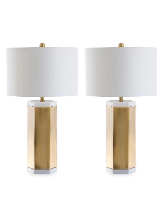 Safavieh 2-Piece Ayla Table Lamp Set 3 Safavieh 2-Piece Ayla Table Lamp Set