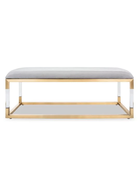 Safavieh Bernadine Acrylic Bench 3 Safavieh Bernadine Acrylic Bench