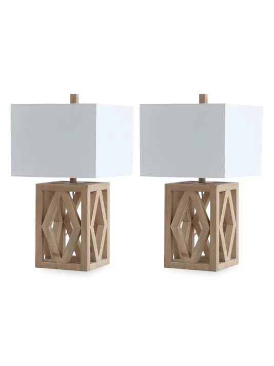 Safavieh 2-Piece Turner Table Lamp Set 3 Safavieh 2-Piece Turner Table Lamp Set