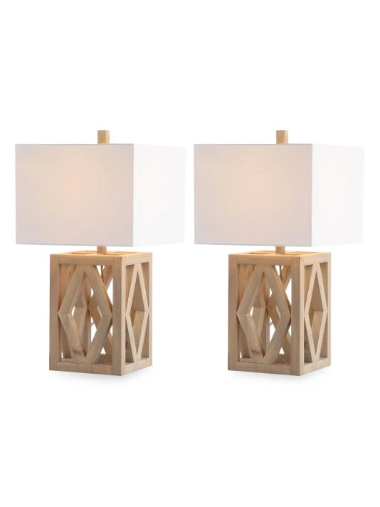 Safavieh 2-Piece Turner Table Lamp Set 4 Safavieh 2-Piece Turner Table Lamp Set - Image 2