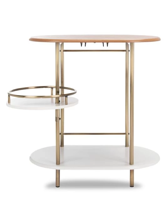 Safavieh Iva Tiered Swivel Bar Table 3 Safavieh Iva Tiered Swivel Bar Table