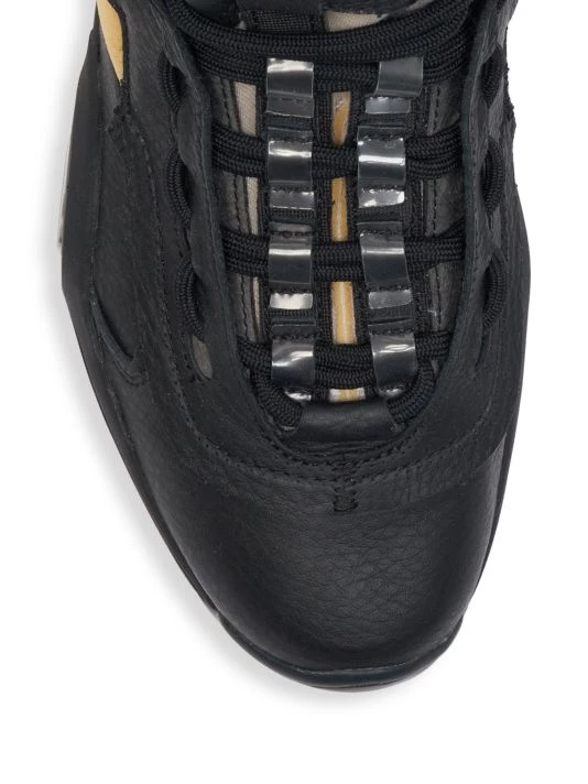 Maison Margiela The Question Leather Mid-Top Sneakers For Men White 6 Maison Margiela The Question Leather Mid-Top Sneakers For Men White - Image 4