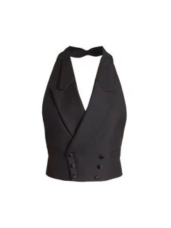 Maison Margiela Open-Back Halterneck Vest