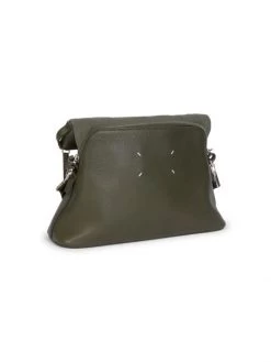 Maison Margiela Medium Leather Shoulder Bag For Men Thyme -Safavieh And Maison Margiela Sales unnamed file 645