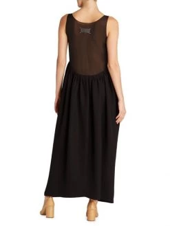 Maison Margiela Embroidered Bust Midi-Dress -Safavieh And Maison Margiela Sales unnamed file 657