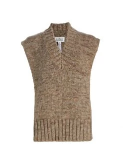 Maison Margiela Sleeveless Split-Side Sweater