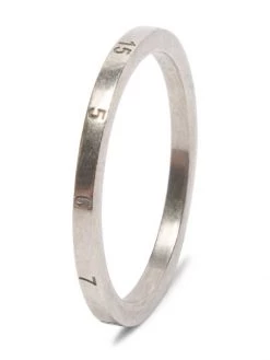 Maison Margiela Goldplated Engraved Logo Ring For Men -Safavieh And Maison Margiela Sales unnamed file 693