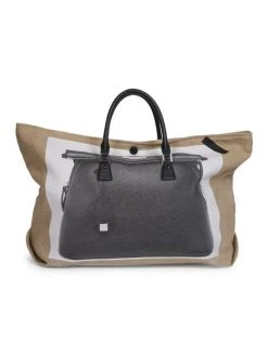 Maison Margiela New Printed Linen Shopper For Men